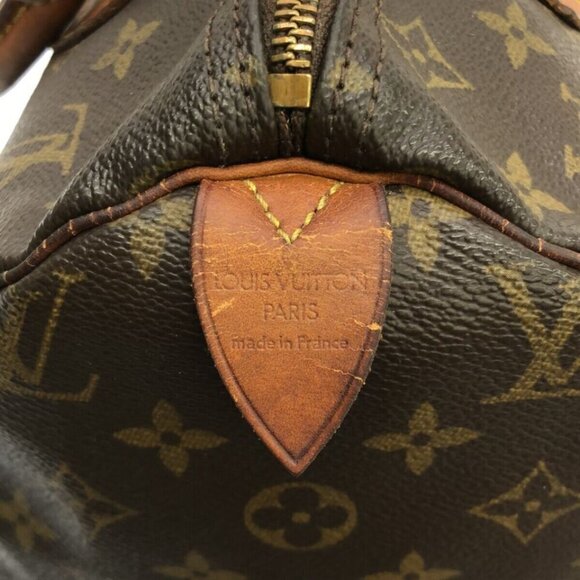 100% Authentic LOUIS VUITTON Speedy 30 Monogram Handbag - Picture 9 of 14
